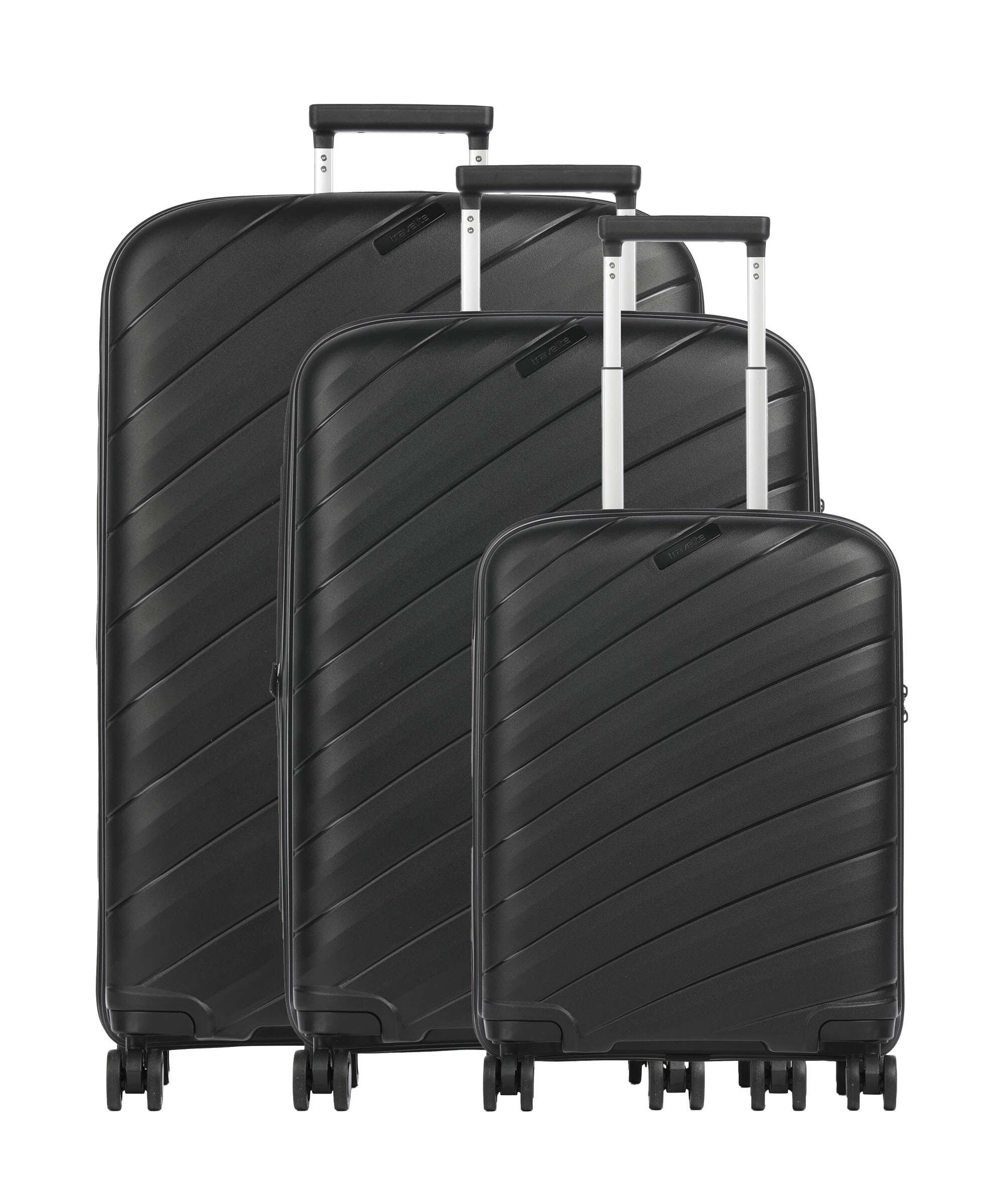 Travelite Burano | Kofferset | schwarz 77340-01